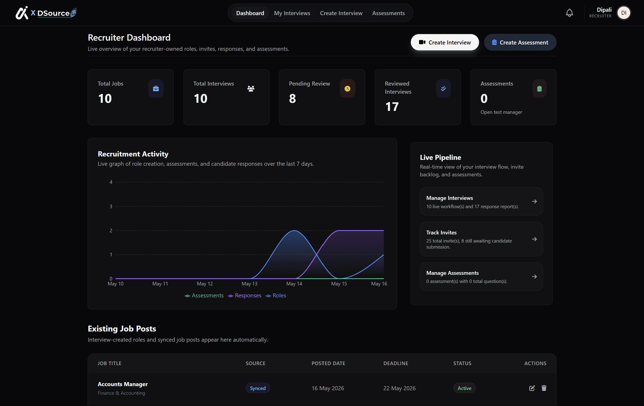 AI Powered Interview Platform screenshot